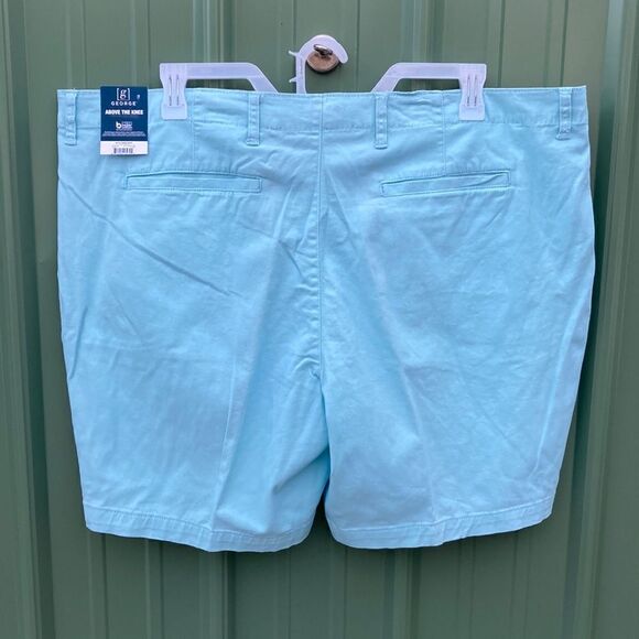 MEN'S Flat Front Above The Knee Comfy Shorts, 9” Inseam, 2-Pack Size 46 - Picture 3 of 12